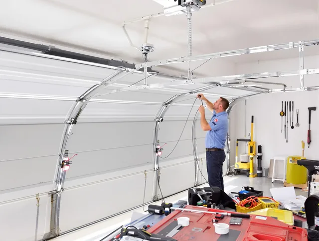Garage door cable repair service by Windsor Locks Garage Door Repair in Windsor Locks