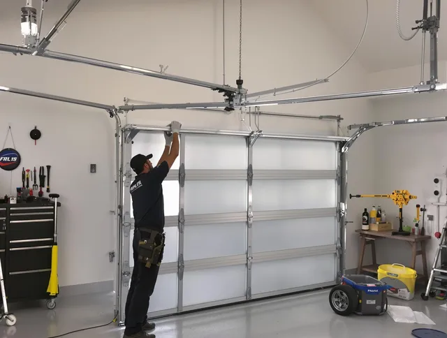 Windsor Locks Garage Door Repair certified team performing precision garage door installation in Windsor Locks