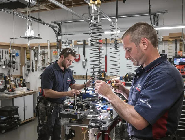 Garage door spring repair service by Windsor Locks Garage Door Repair in Windsor Locks